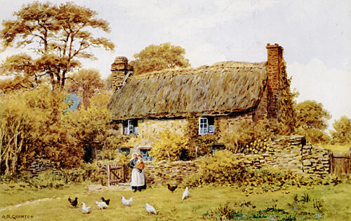 Traditional Thatched Cottage Near Looe in Cornwall