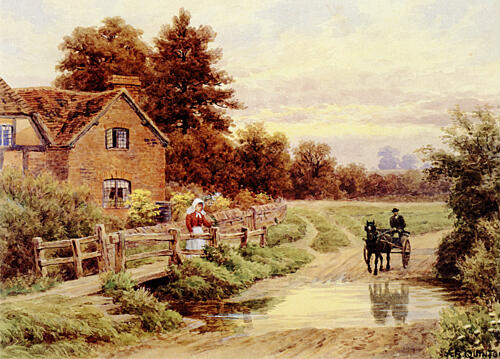 Wixford Near Stratford-Upon-Avon, Warks Art Print