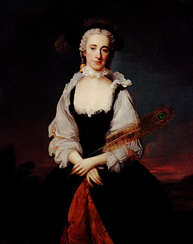 Lady in van Dyck Dress