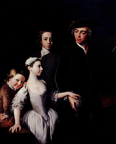 The Mansel Family 1742 Art Print