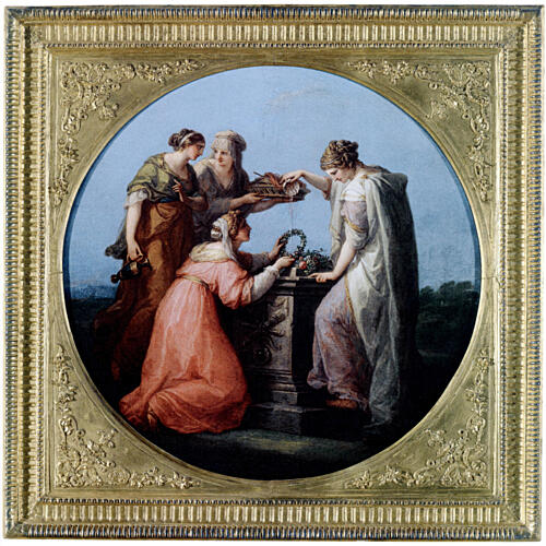 An Offering to Love 1777 Art Print by Angelica Kauffman
