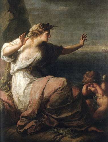 Ariadne Abandoned 1782 Art Print by Angelica Kauffman