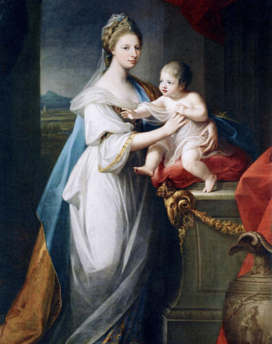 Augusta Friederike Luise 1767 Art Print by Angelica Kauffman