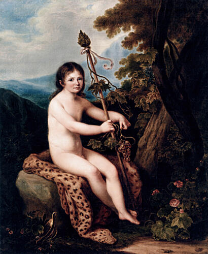 Ganymede, Cup-Bearer to Zeuss Eagle 1793 Art Print by Angelica Kauffman