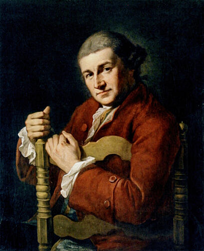 Portrait of David Garrick 1764 Art Print