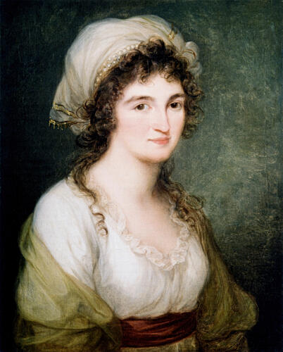 Portrait of Domenica Morghen Nee Volpato C.1791 Art Print