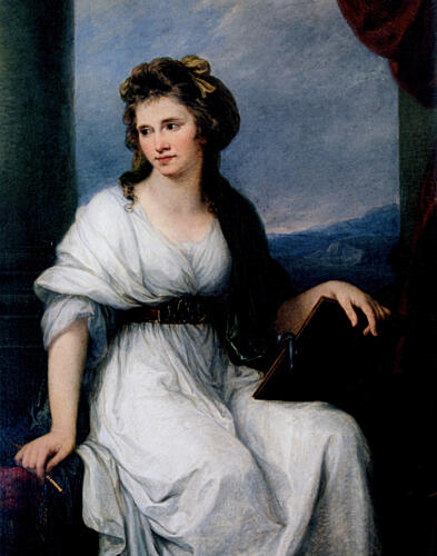 Self-Portrait as the Muse of Painting 1787