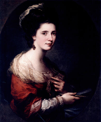 Self-Portrait in a Red Dress 1772-5