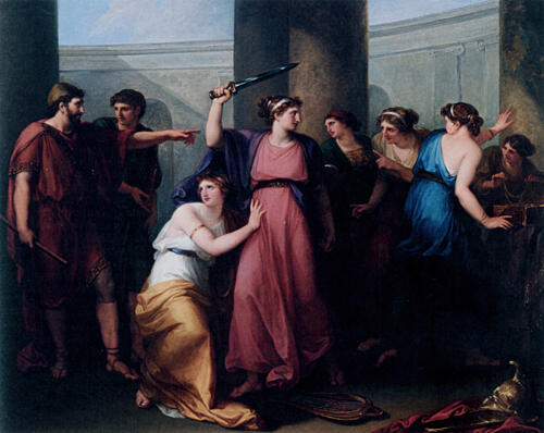 Ulysses Discovers Achilles Amongst Daughters of Lycomedes 1787-8