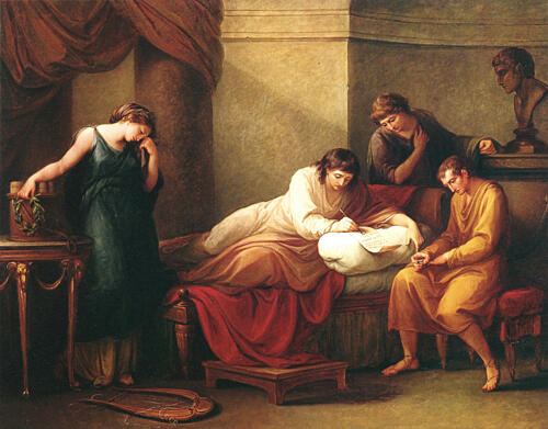 Virgil Writing His Own Epitaph 1785