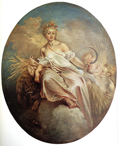 Ceres or Summer 1715-17 Art Print by Antoine Watteau