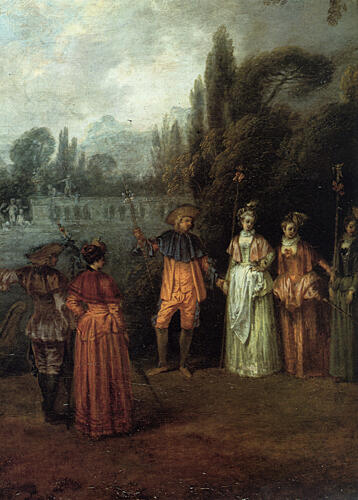 LIle de Cythere Detail Art Print