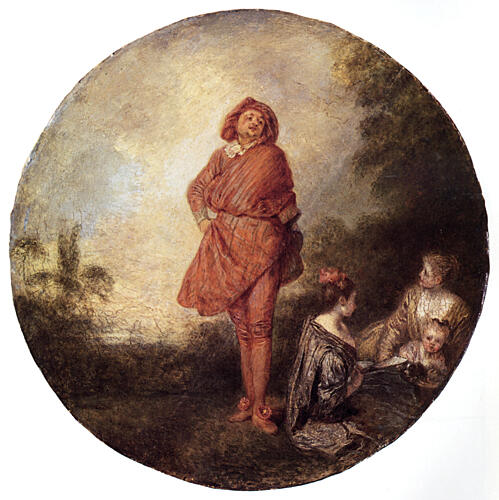 LOrgueilleux the Proud One Ca 1715 Art Print