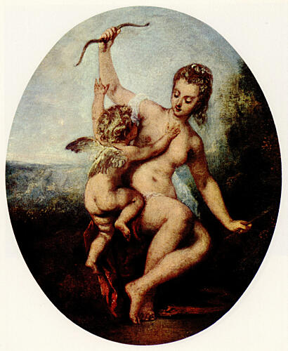 Love Disarmed Ca 1714-15 Art Print
