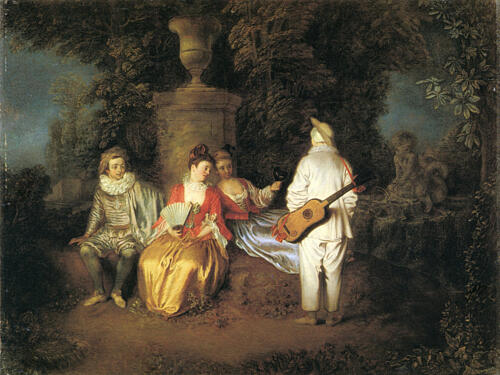 Partie Carree Ca 1713 Art Print