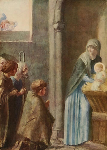 Visitation of Shepherds, Mary the Mother of Jesus 1923