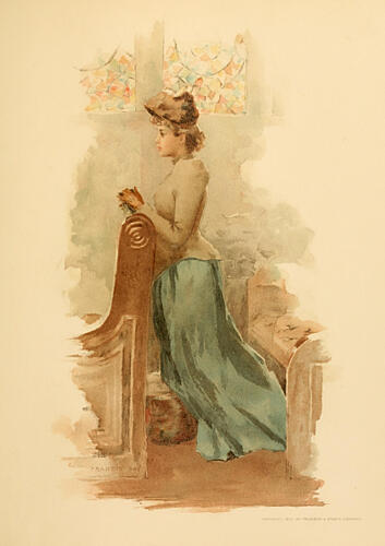 At Prayer, Point Lace and Diamonds 1891
