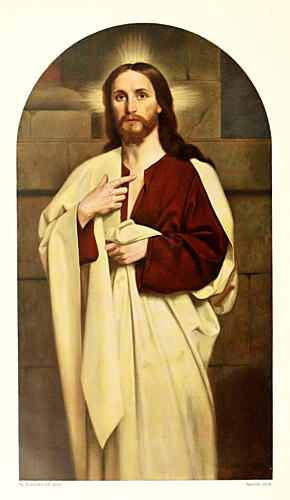 Christ, Christliche Kunst 5 1908 Art Print by M. Emonds