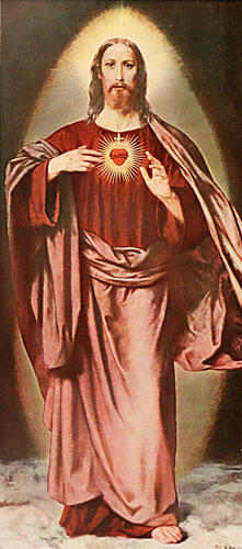 Christ, Christliche Kunst 1 1904 Art Print by Louis Ludwig Feldmann