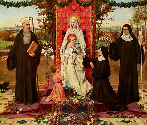 Madonna, Christliche Kunst 9 1912 Art Print by Jozef Janssens