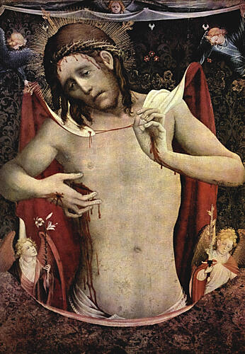 Christ in Agony, Old Masters 1900 Art Print by Master Francke