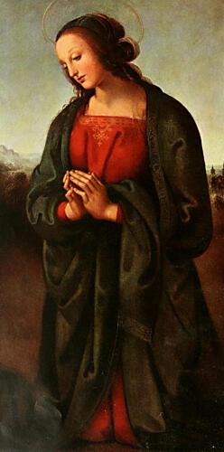 Mary in Prayer, Christliche Kunst 5 1909