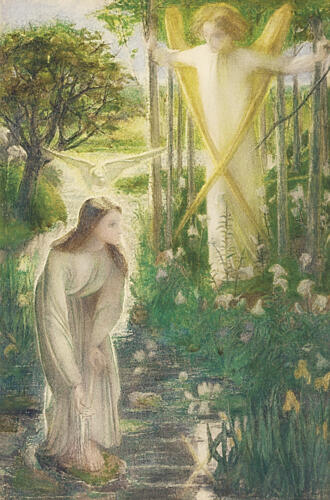 The Annunciation 1855 Art Print