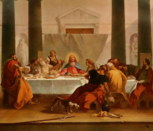 Last Supper, Christliche Kunst 3 1906