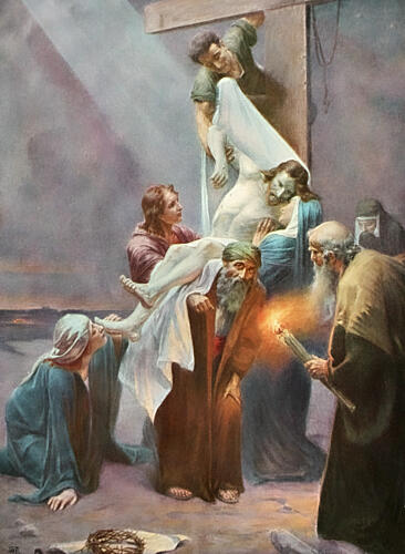 Taking Christ from the Cross, Christliche Kunst 2 1905