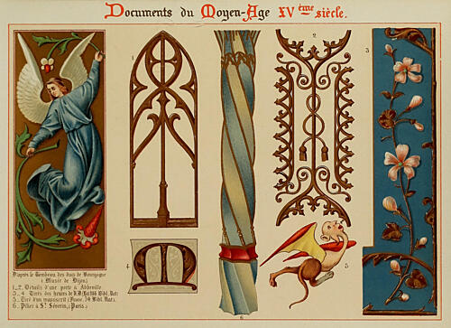 Var. Inc. Angel, Fleurs DApres Nature Et Fleurs Ornementales 1890 Art Print