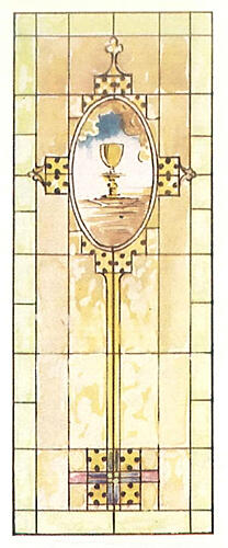 Chalice, International Art Glass 1914 Art Print by Vintage Christian Art