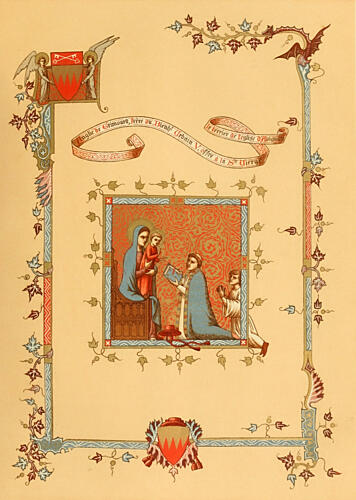 Madonna and Child Panel, Revue de LArt Chretien 1857