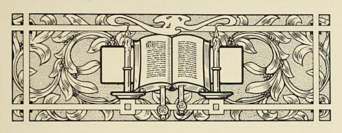 Bible and Candlesticks 1, the Art and Practise of Typography 1917 Art Print by Vintage Christian Art
