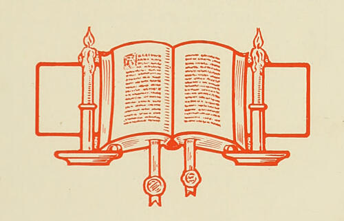 Bible and Candlesticks 2, the Art and Practise of Typography 1917 Art Print by Vintage Christian Art