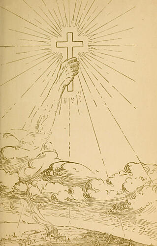 Hand with Cross, the Fiery Cross 1918