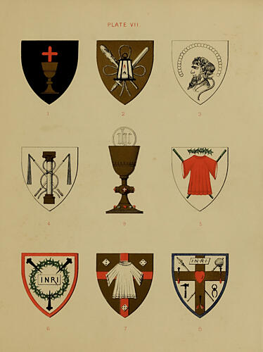 Various 2, Handbook of Christian Symbolism 1865 Art Print by W. and G. Audsley