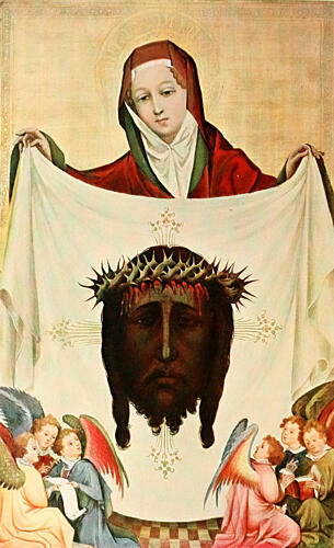 Shroud, Christliche Kunst 1 1904 Art Print by Wilhelm Herle von Koln