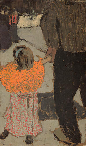 Child in Orange Shawl Ca 1891