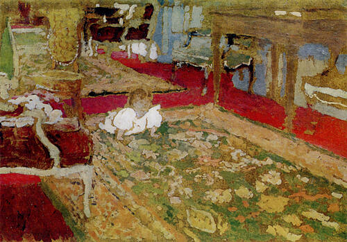 Child on a Rug Ca 1904