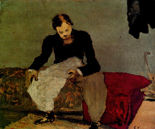 Ker-Xavier Roussel Reading a Newspaper Ca 1894