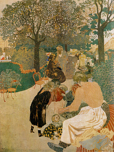 The Park 1894 Art Print