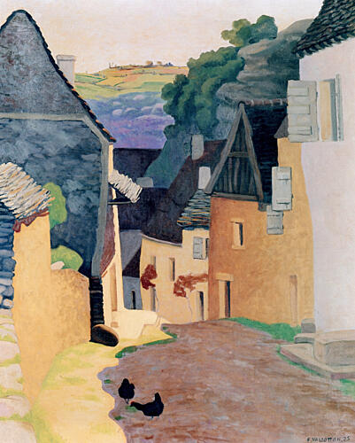 Landscape at Rocamadour 1925 Art Print