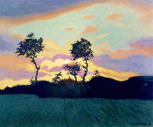 Landscape at Sunset 1919