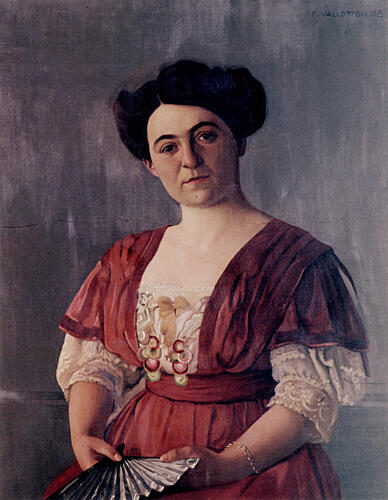 Portrait of Mme Haasen 1908 Art Print