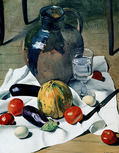 Still Life with Large Earthenware Jar 1923