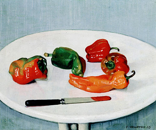 Still Life, Red Pimentos on a White Table 1915