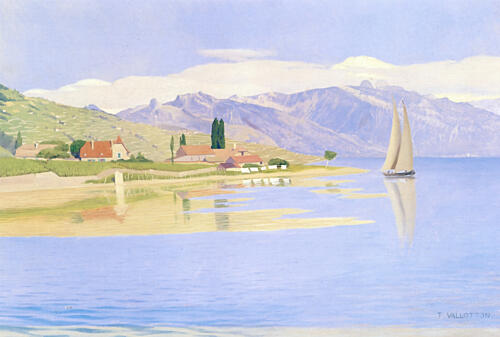 The Port of Pully Ca 1890