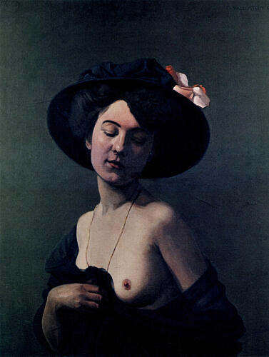 Woman with a Black Hat 1908