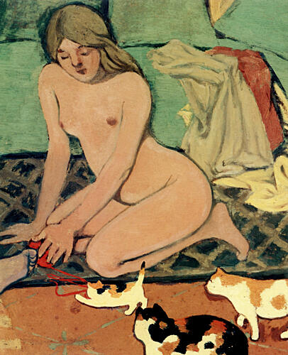 Women with Cats Detail 1896