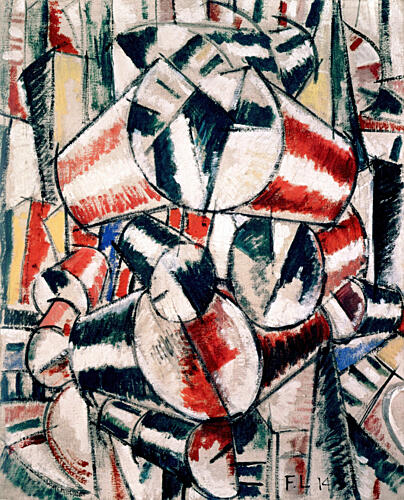Contrast of Shapes 1914 Art Print